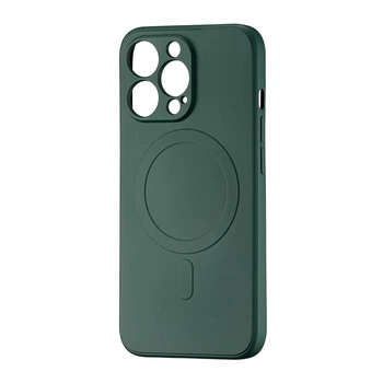 Чехол TPU with MagSafe Protected Camera iPhone 13 Pro Dark Green