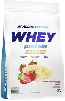 Сироватковий протеїн AllNutrition Whey Protein Premium Полуниця-банан 700 г