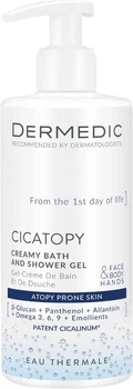 Кремовый гель Dermedic Cicatopy для ванны и душа для взрослых и детей с 1-го дня жизни 300 мл (5901643178000)