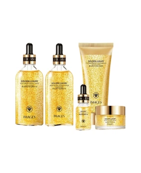 Подарочный набор с золотом IMAGES Golden Luxury Moisturizing Five-Piece Set
