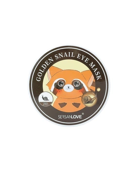 Гідрогелеві патчі з муцином равлики SERSAN LOVE Golden Snail Eye Mask