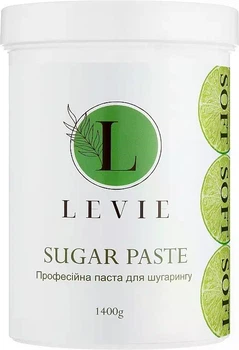 Сахарная паста Levie для шугаринга Sugar Paste Soft Лайм, 1400 г