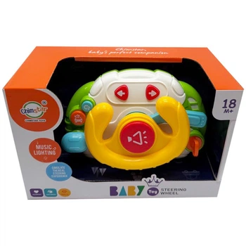 Детский игровой автотренажер руль световые и звуковые эффекты RL 503-17(White)