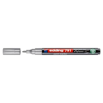 Маркер Paint e-791 1-2 мм круглий срібний edding (277027)