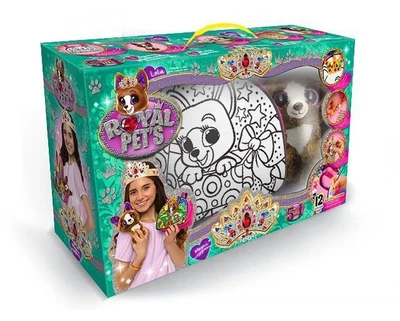 Набір "ROYAL PET'S", сумочка-розмальовка + іграшка "Собачка" Dankotoys (48911)