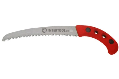 Пила ручная для обрезки ветвей садовая Intertool 255 мм x 7T x 1" x 3D HT-3144