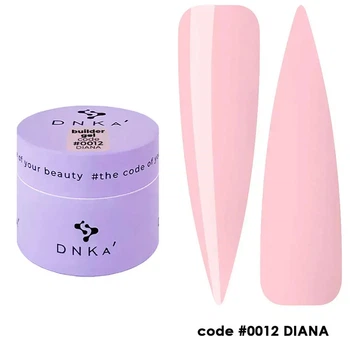 Гель для нарощування нігтів DNKa Builder Gel №0012 Diana 15 мл