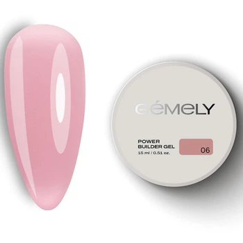 Гель для зміцнення та нарощування нігтів Gemely Power Builder gel 006 15 мл