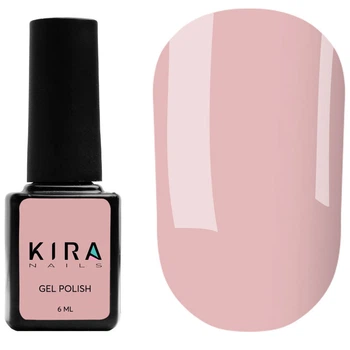 Гель-лак для нігтів Kira Nails №046 світлий бежево-рожевий 6 мл