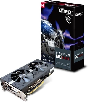 Видеокарта Sapphire Radeon RX 580 NITRO+ 4GB GDDR5 (256bit) (11265-07) - Уценка