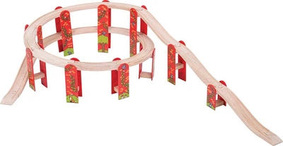 Дерев'яна траса Bigjigs Toys Віадук 27 елементів 2999484 (691621091210)