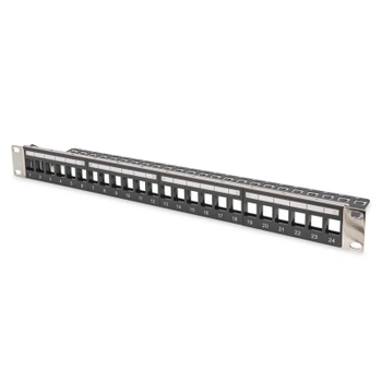Патч-панель 19" 1U 24 порти набірна Kyestone Digitus (DN-91411-LF)