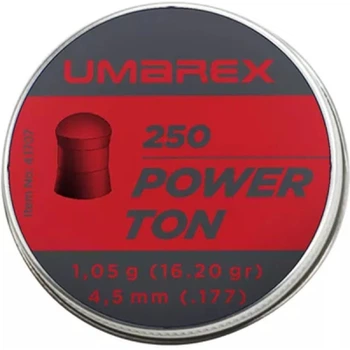 Пульки Umarex Power Ton 4,5 мм 1,05 г 250шт (4.1707)