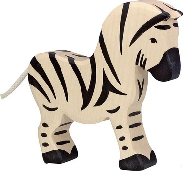 Figurka drewniana Holztiger Zebra 14 cm 5220479 (4013594801515)