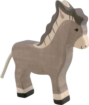 Figurka drewniana Holztiger Osioł 12 cm 5220469 (4013594800464)
