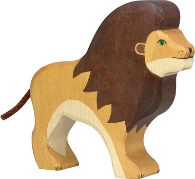 Figurka drewniana Holztiger Lew 14 cm 5220473 (4013594801393)