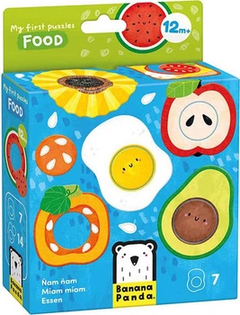 Puzzle Banana Panda My First: jedzenie 7 elementów 3695027 (5902983493426)