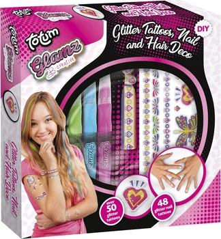 Креативний набір Totum Glamz Glitter Tattoos Nail and Hair Deco 050020 (8714274050020)