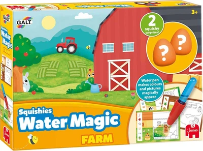 Водна розмальовка Jumbo Galt Squishies Water Magic Farm 1110100402 (8721017600787)