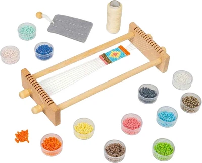 Zestaw do tworzenia bransoletek Bigjigs Toys Krosno do tkania bransoletek z koralików 36065 (691621840658)