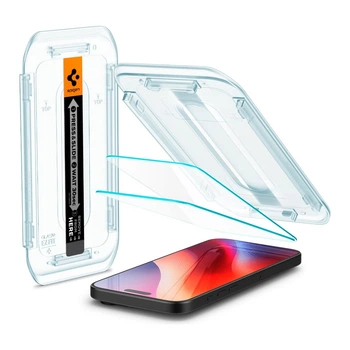 Защитное стекло Spigen Glass tR EZ Fit для iPhone 16 Pro Max/17 Pro Max (Clear) 2 шт.