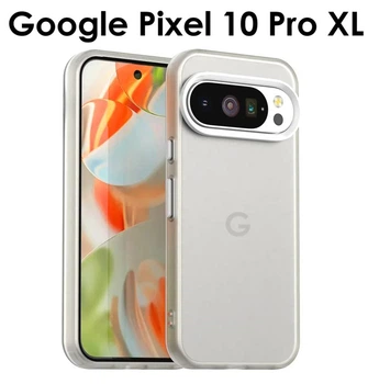 Чохол AeronGuard для Google Pixel 10 Pro XL | Тонкий матовий білий Frosted, протиударний, силікон + пластик