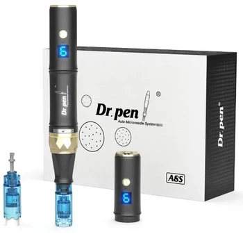 Dr. Pen Ultima A8S — профессиональное дермапен-устройство с батарейкой для фракционной мезотерапии, микронидлинга лица и тела