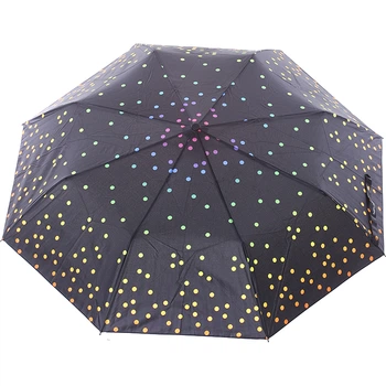 Складной зонт HAPPY RAIN ESSENTIALS Yellow Полуавтомат (42278_4)