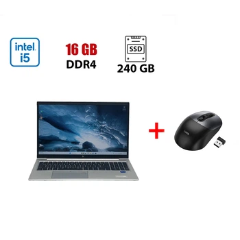 Ультрабук Б-класс HP EliteBook 850 G8 / 15.6" (1920x1080) IPS / Intel Core i5-1135G7 (4 (8) ядра по 4.2 GHz) / 16 GB DDR4 / 240 GB SSD / Intel Iris Xe Graphics / WebCam б/у + Подарок Беспроводная мышь HOCO GM28
