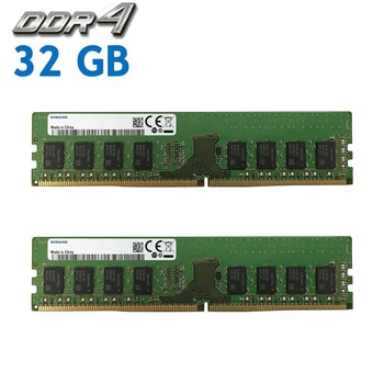 Оперативная память комплект 2 шт. Samsung 32GB DDR4 2666MHz UDIMM для ПК (M378A2K43CB1-CTD)