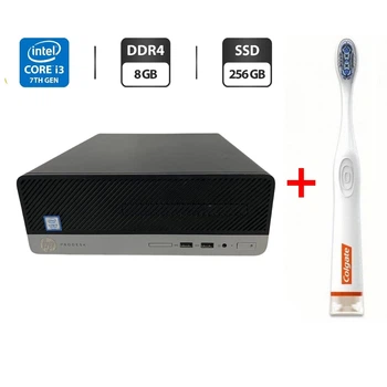 Компьютер HP ProDesk 400 G4 SFF / Intel Core i3-7100 (2 (4) ядра по 3.9 GHz) / 8 GB DDR4 / 128 GB SSD / Intel HD Graphics 530 б/у + Подарок Умная интерактивная зубная щетка Colgate Connect M1 / Bluetooth
