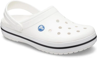 Крокси сабо чоловічі Crocs Crocband White 39 (EU 39-40) білі