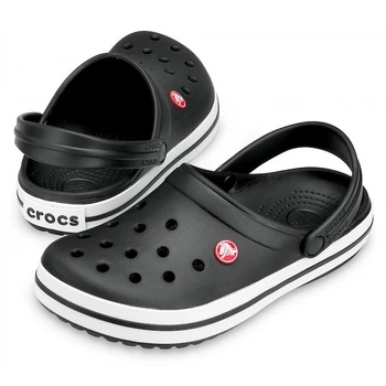 Крокси сабо чоловічі Crocs Crocband Black 39 (EU 39-40) чорні