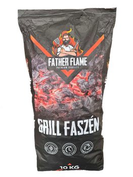 Древесный уголь 10 кг Father Flame Premium Quality