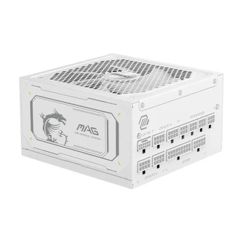 Блок питания 1000 Вт, MSI MAG A1000GL PCIE5, White