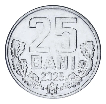 Монета Молдова 25 банів 2025 UNC