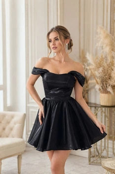 Черное короткое платье Annita XS черный 43312419