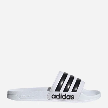 Чоловічі шльопанці Adidas Adilette Shower GZ5921 40.5 Білі з чорним (4065419738766)