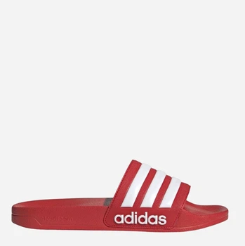 Чоловічі шльопанці Adidas Adilette Shower GZ5923 38 Червоні з білим (4065419341164)