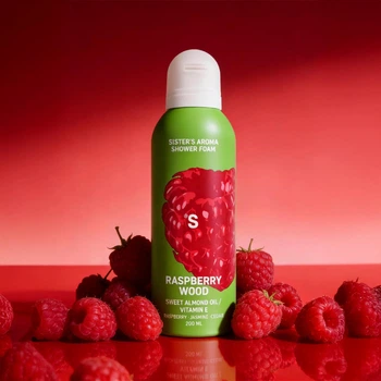 Пена для душа Sister's Aroma Eau So Fresh Raspberry Wood с ароматом малины, жасмина и древесины 200 мл