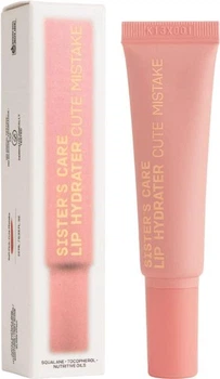 Зволожувальний бальзам для губ Sister’s Aroma Sister’s Care Lip Hydrater Cute Mistake 10 мл | рожево-персиковий відтінок, інтенсивне зволоження, живлення та сяючий догляд за губами