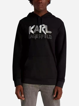 Худи мужское Karl Lagerfeld 287014228 XL Черное (1159859874)