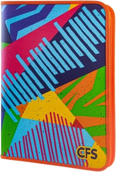 Папка пластиковая Cool for school на молнии Bright А4 с кольцами (CF32024)
