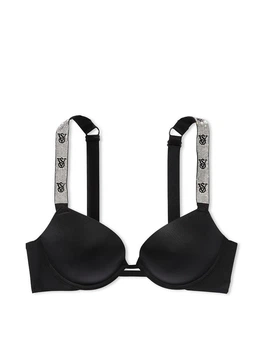 Бюстгальтер Victoria's Secret Shine Strap Push-Up Bra - 34C - Чорний