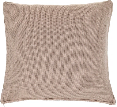 Наволочка вязаная Home Line Tonk Line Косы Кофейная 40х40 см (193266 HL)