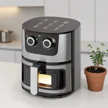 Аэрогриль электрический Rainberg RB 4200Вт 8л мультипечь аэрофритюрница без масла (96ZZ)