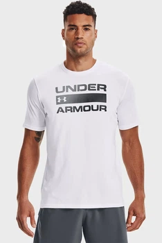 Чоловіча біла футболка UA TEAM ISSUE WORDMARK SS Under Armour XXL 1329582-100