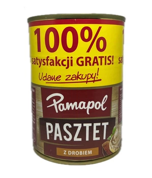 Паштет Pamapol курячий зі свининою 390 г (MP0699)