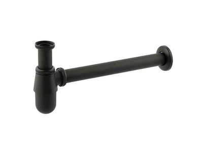 Сифон MIXXUS для раковини без випуску чорний SIPHON-01 BLACK 1 1/4"