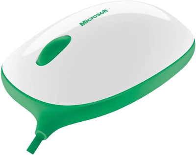 Миша Microsoft Express USB White-Green (T2J-00017)